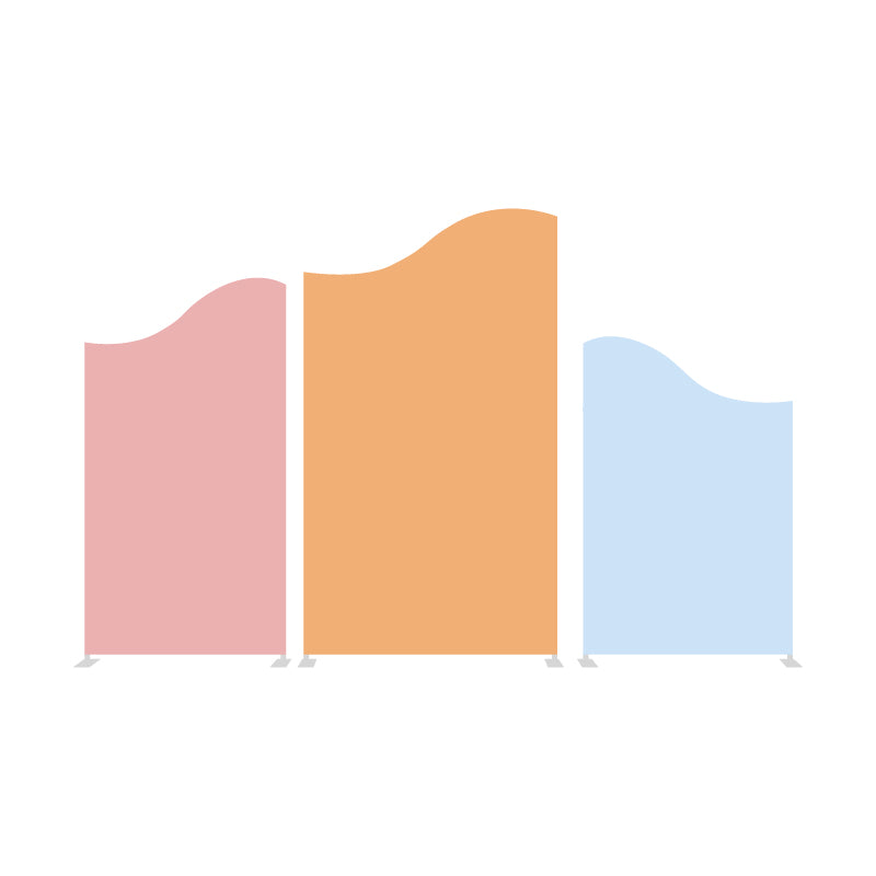 3 pcs Wedding Arch Backdrop Stand Photography Background-ubackdrop