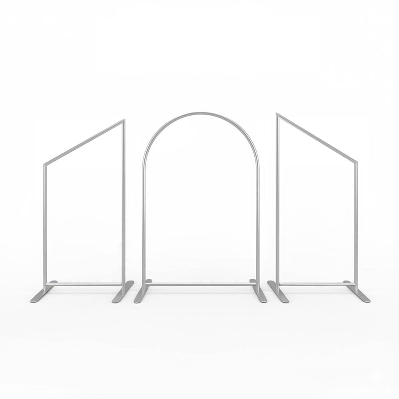 Chiara Arch Frames with Tension Pillow Covers Set 3x7ft 4x7ft 3x7ft-ubackdrop
