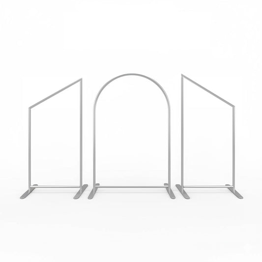 Chiara Arch Frames with Tension Pillow Covers Set 3x7ft 4x7ft 3x7ft-ubackdrop