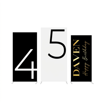 Rectangular Backdrop Wall Set, Birthday&Baby Shower&Wedding Party Decoration