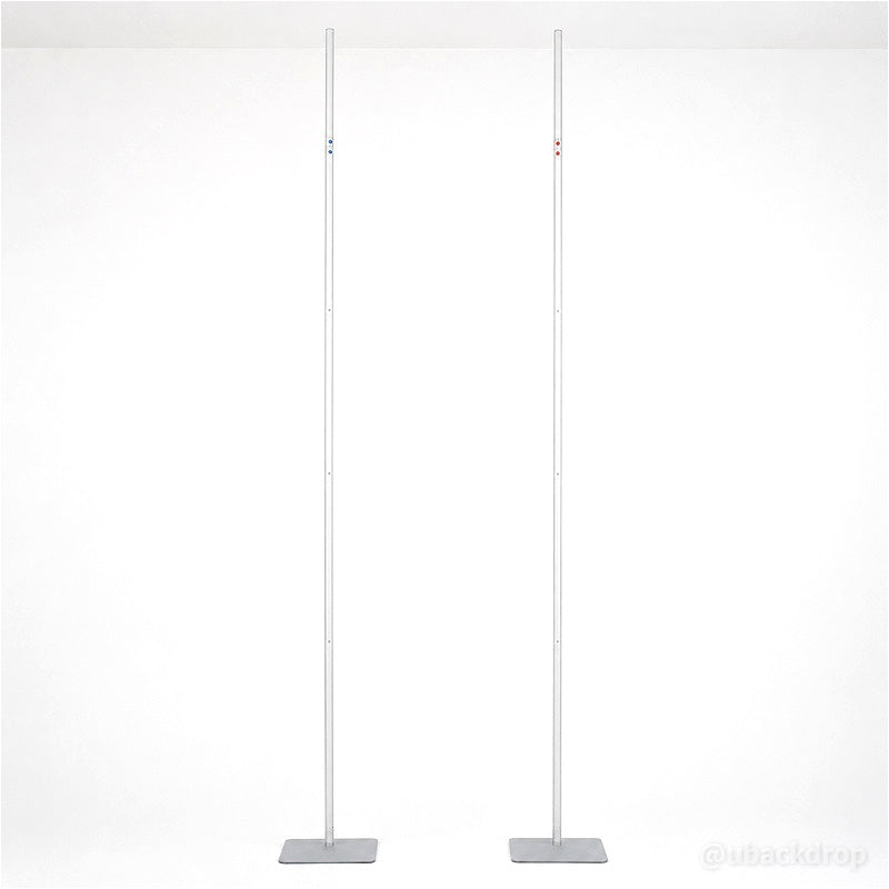 9.8Ft Vertical Removable Balloon Column Stands Pair Party Decoration Frame-ubackdrop