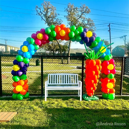 10x8 Ft Aluminum Balloon Arch Frame Wedding Arch Stand-ubackdrop