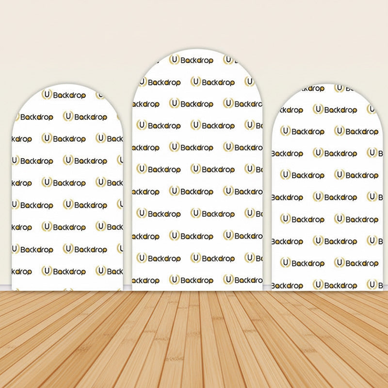 Custom Arched Wall Covers Custom Chiara Backdrop Covers for Party Decoration Covers ONLY-ubackdrop