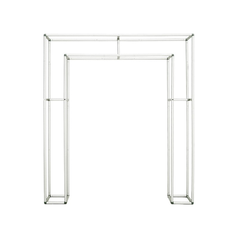 3D Double-Tube Rectangular Arch Backdrop Stand for Party & Event Decoration-ubackdrop