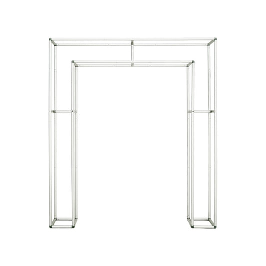 3D Double-Tube Rectangular Arch Backdrop Stand for Party & Event Decoration-ubackdrop