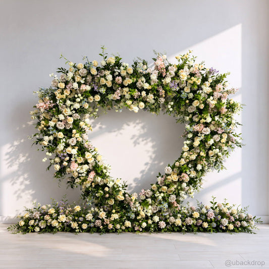 white-green-heart-floral-arch-backdrop-for-wedding-party-event