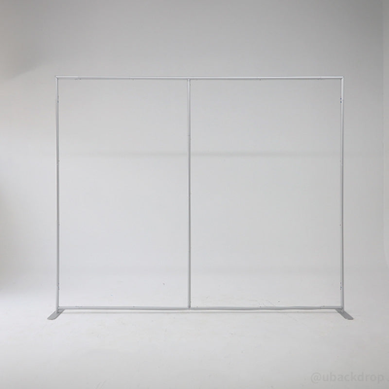10x8ft Double-Sided Square Backdrop Stand with Cover for Events-ubackdrop