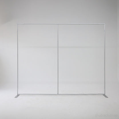 10x8ft Double-Sided Square Backdrop Stand with Cover for Events-ubackdrop