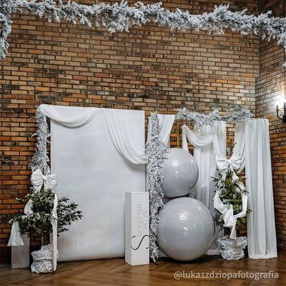 White Inflatable Mirror Ball Reusable Big Bubble Balloon
