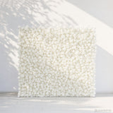 Full White Roses Fabric Artificial Flower Wall For Wedding Arrangement Event