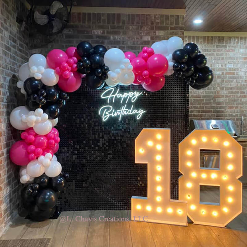 Black Shimmer Wall Panels – Easy Setup Wedding/Event/Theme Party Decorations-ubackdrop