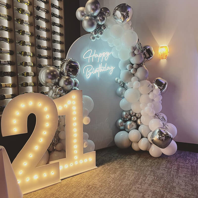 5X7ft Chiara Arched Backdrop Custom Arched Wall Backdrop Cover for Party Decoration-ubackdrop