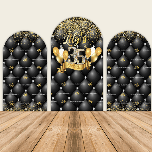 35th Birthday Chiara Arch Backdrop Covers-ubackdrop