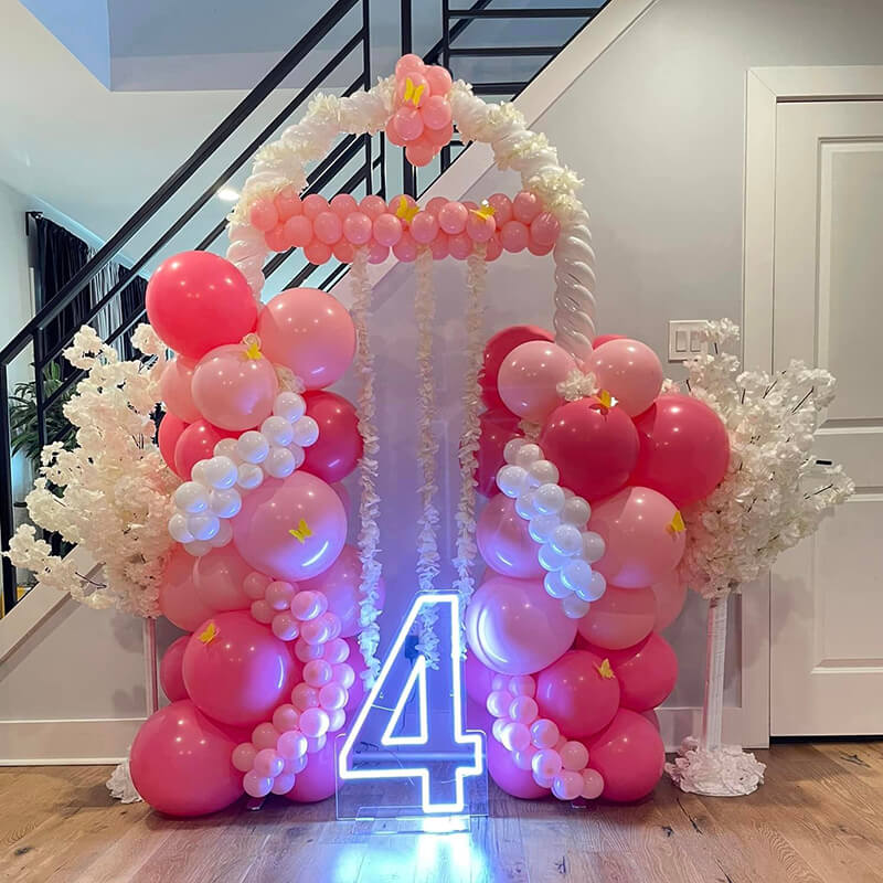 3x6ft Chiara Arched Backdrop Frame Custom Arched Wall Backdrop Cover for Party Decoration-ubackdrop