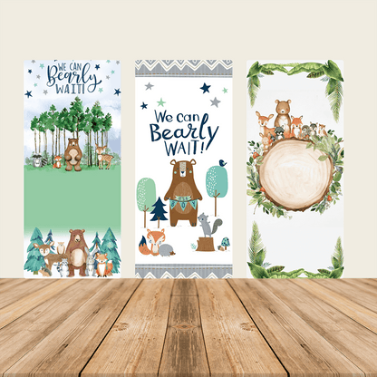 3x7ft Party Backdrop Stand Party Decor Baby Shower Birthday Rectangular Wall Stand-ubackdrop