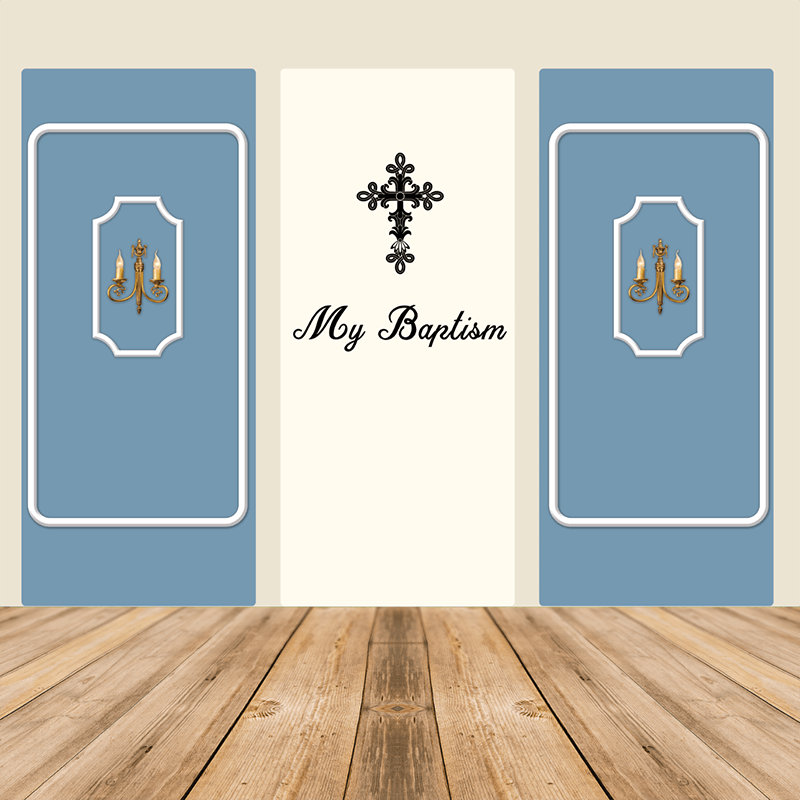 3x7ft Party Backdrop Stand Party Decor Baby Shower Birthday Rectangular Wall Stand-ubackdrop