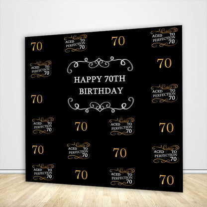 40-70th Birthday Theme Party Backdrop-ubackdrop