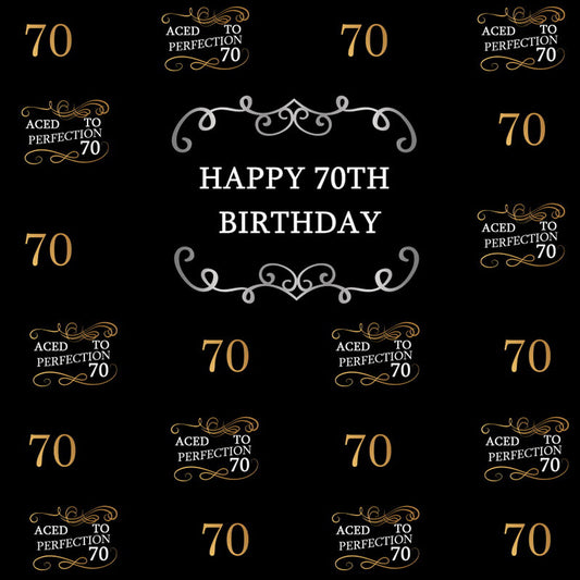 40-70th Birthday Theme Party Backdrop-ubackdrop