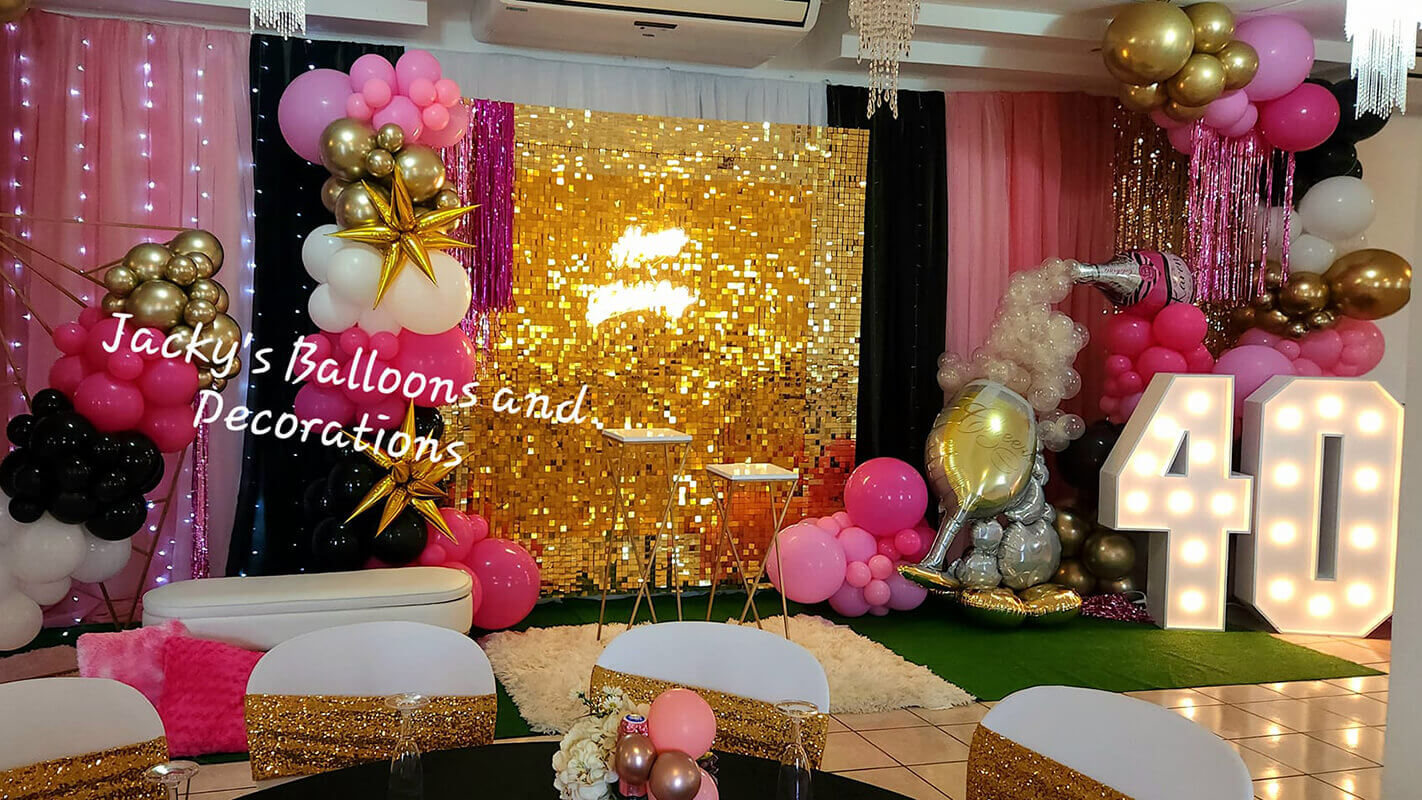Gold Shimmer Wall Panels – Easy Setup Wedding/Event/Theme Party Decorations-ubackdrop