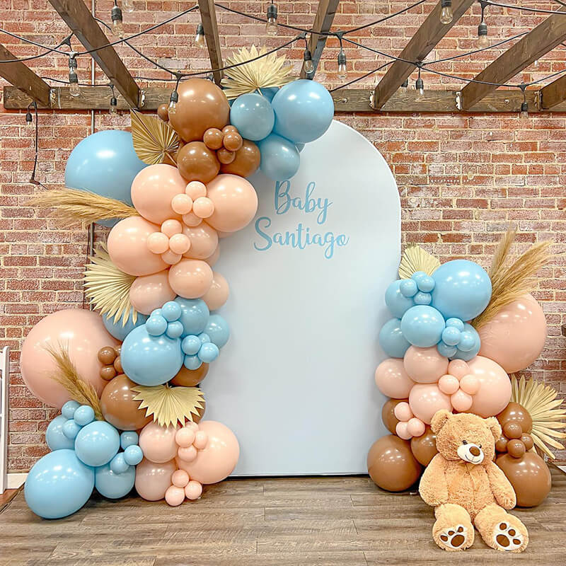 4x7ft Chiara Arched Backdrop Frame Custom Arched Wall Backdrop Cover for Party Decoration-ubackdrop
