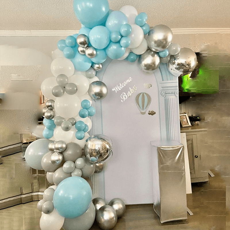 4x7ft Chiara Arched Backdrop Frame Custom Arched Wall Backdrop Cover for Party Decoration-ubackdrop