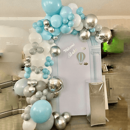 4x7ft Chiara Arched Backdrop Frame Custom Arched Wall Backdrop Cover for Party Decoration-ubackdrop