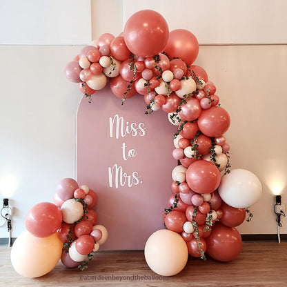 4x7ft Chiara Arched Backdrop Frame Custom Arched Wall Backdrop Cover for Party Decoration-ubackdrop
