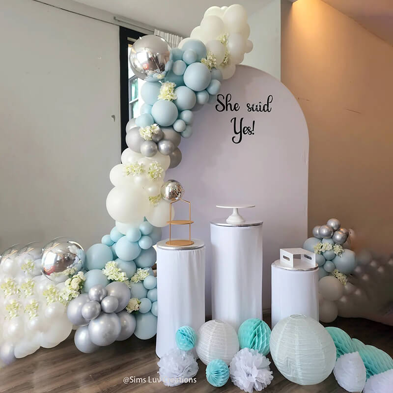 4x7ft Chiara Arched Backdrop Frame Custom Arched Wall Backdrop Cover for Party Decoration-ubackdrop