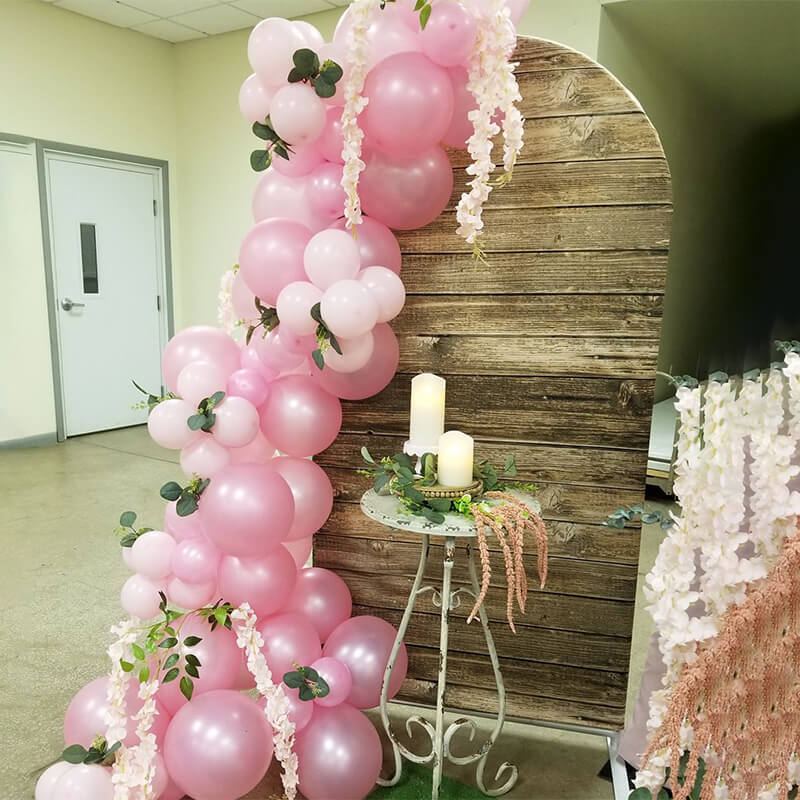 4x7ft Chiara Arched Backdrop Frame Custom Arched Wall Backdrop Cover for Party Decoration-ubackdrop