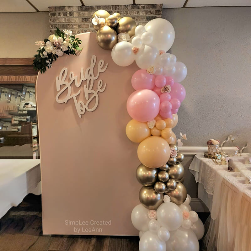4x7ft Chiara Arched Backdrop Frame Custom Arched Wall Backdrop Cover for Party Decoration-ubackdrop