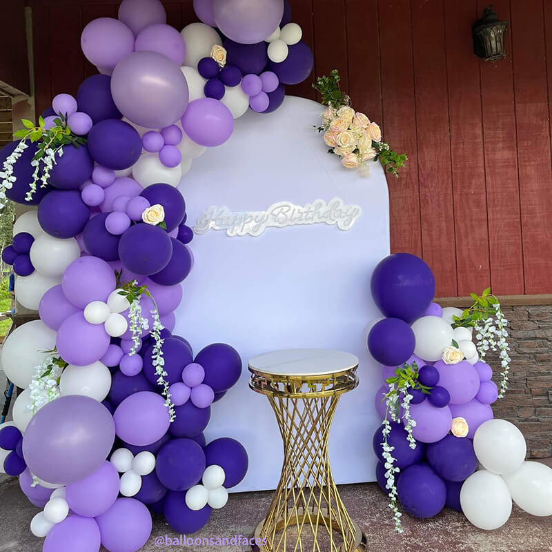 5X7ft Chiara Arched Backdrop Custom Arched Wall Backdrop Cover for Party Decoration-ubackdrop