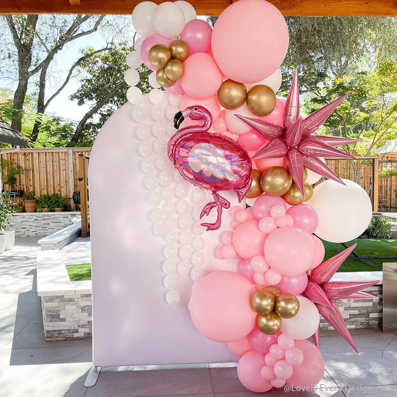 5X7ft Chiara Arched Backdrop Custom Arched Wall Backdrop Cover for Party Decoration-ubackdrop