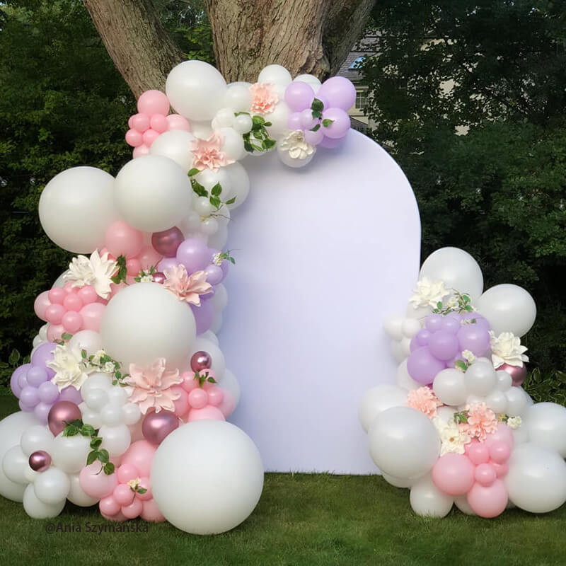5X7ft Chiara Arched Backdrop Custom Arched Wall Backdrop Cover for Party Decoration-ubackdrop