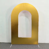 5X7.5ft Open Wall with Shiny Fabric Backdrop Cover