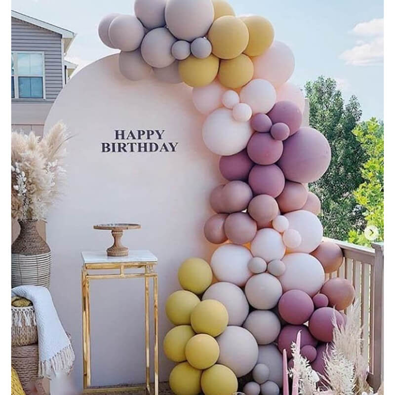 5X7ft Chiara Arched Backdrop Custom Arched Wall Backdrop Cover for Party Decoration-ubackdrop