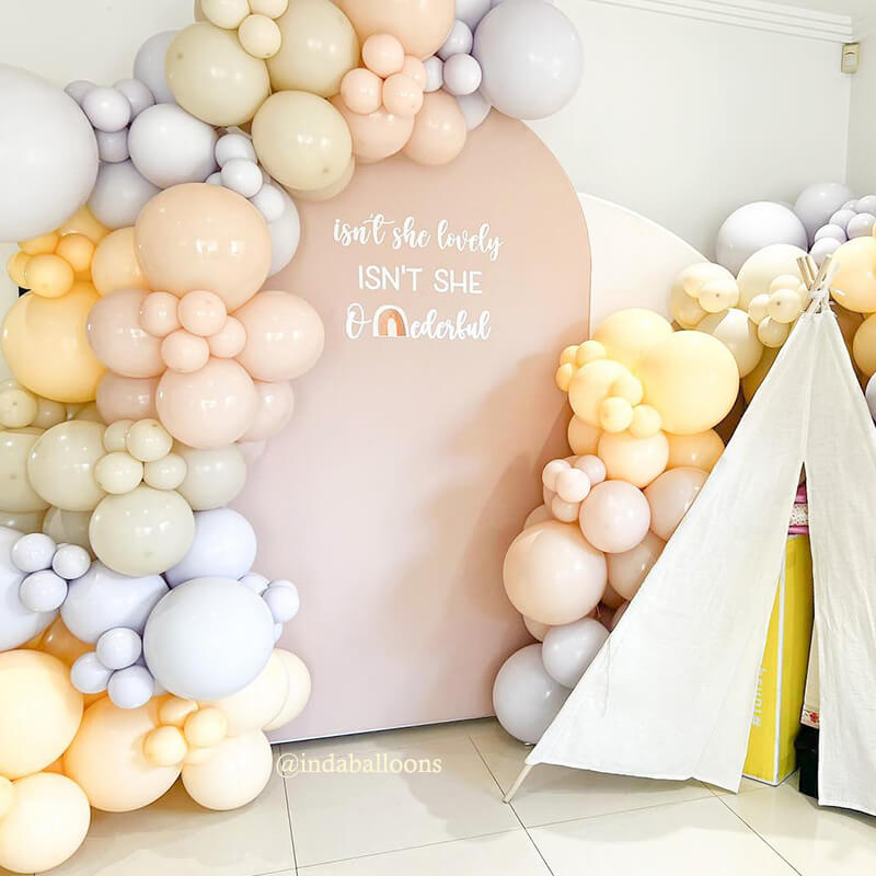 Chiara Arched Backdrop Wall Set, Birthday&Baby Shower&Wedding Party Decoration-ubackdrop