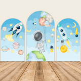 Astronaut Theme Chiara Backdrop Arched Wall Covers ONLY