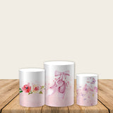Ballerina Party Printed Fabric Pedestal Cover