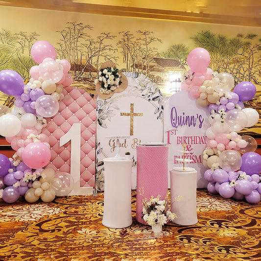 Baptism Chiara Arch Backdrop Covers-ubackdrop