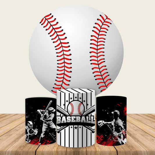 Baseball Party Backdrop Cover-ubackdrop