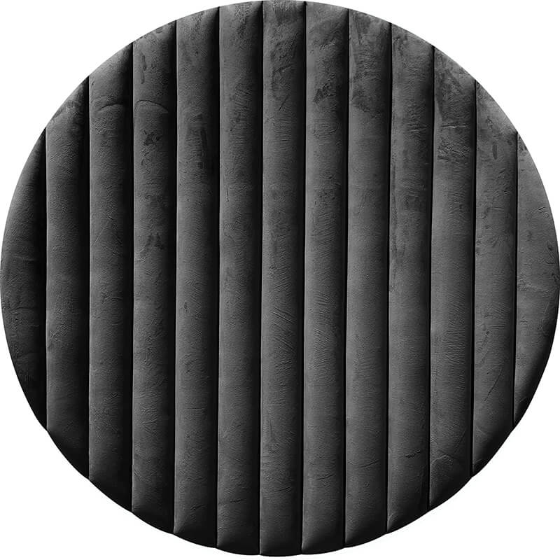 Velvet Simulation Fabric Print Black 1-ubackdrop
