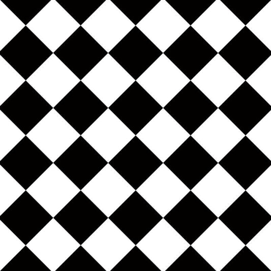 Black and White Dance Floor Sticker-ubackdrop