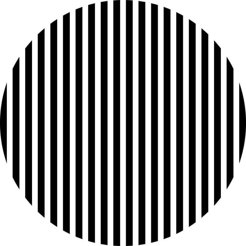 Black and White Stripes Round Backdrop-ubackdrop