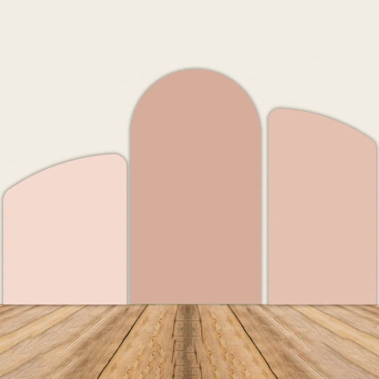 Boho Blush Color Chiara Arched Wall Covers-ubackdrop