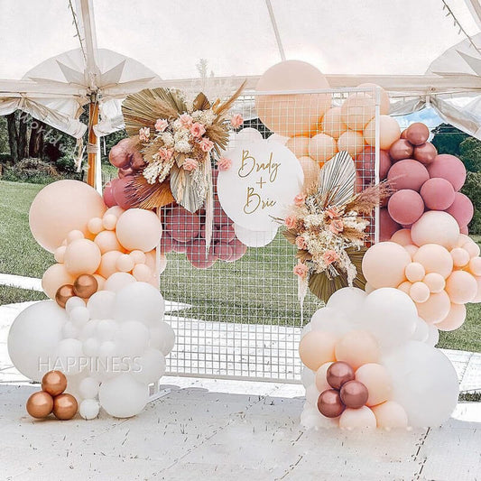 Boho Wedding Balloon Garland Arch Kit-ubackdrop