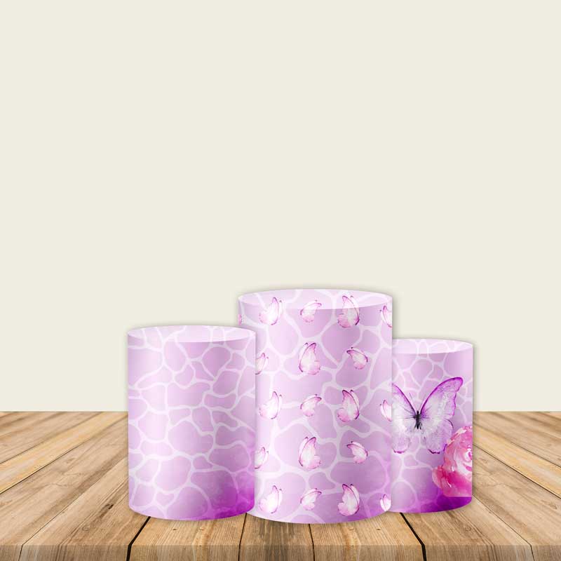Butterfly Fabric Pedestal Covers-ubackdrop
