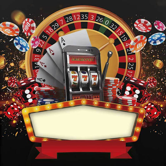 Casino Backdrop Birthday Party Decoration-ubackdrop
