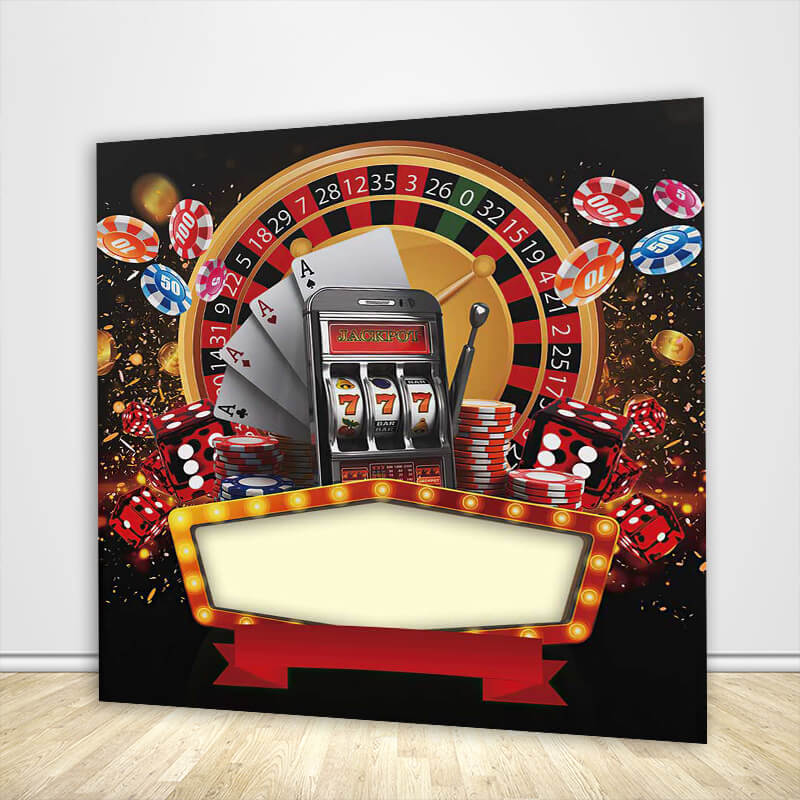 Casino Backdrop Birthday Party Decoration-ubackdrop