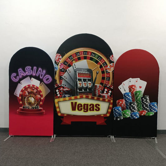 Casino Theme Chiara Arched Wall Covers-ubackdrop