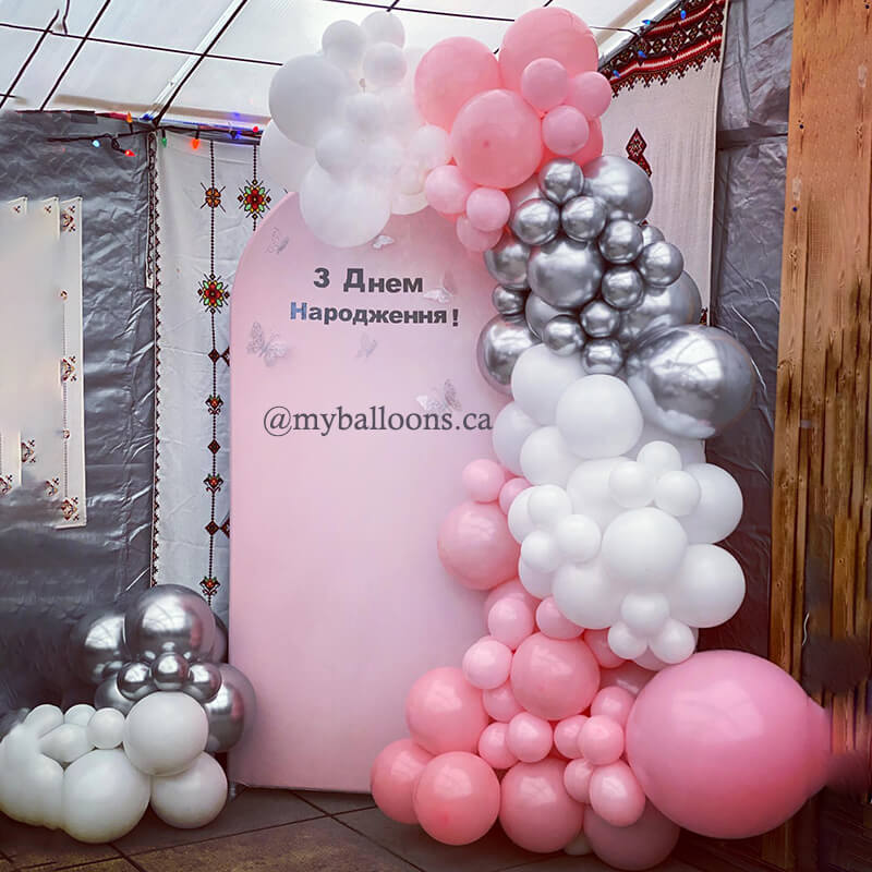 4x7ft Chiara Arched Backdrop Frame Custom Arched Wall Backdrop Cover for Party Decoration-ubackdrop